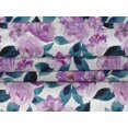 thumbnail image 4 of oneOone Velvet Pastel Purple Fabric Rose Buds Floral Diy Clothing Quilting Fabric Print Fabric By Yard 58 Inch Wide, 4 of 5