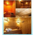 thumbnail image 5 of SHINING HOUSE Sauna Lamp Explosion-proof Anti-high Temperature Humidity Proof Round Lamp Accessory for E27 Thread Sauna,17.58.2cm, 5 of 5