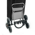 thumbnail image 3 of Gymax Folding Stair Climbing Shopping Cart Utility Hand Truck w/ Removable Bag & Handle Grey, 3 of 3