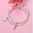 thumbnail image 6 of New 925 silver Fashion Baby Kids Girls Gift Yellow Openable Bracelets Bangle Heart Ball Jewelry, 6 of 6
