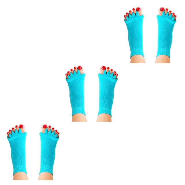 Sonducket Calcetines de cinco dedos Hallux Valgus corrección de postura elasticidad transpirable ectropión dedos de los pies Corrector de juanetes Type4 NO4 Sonducket CBP096052