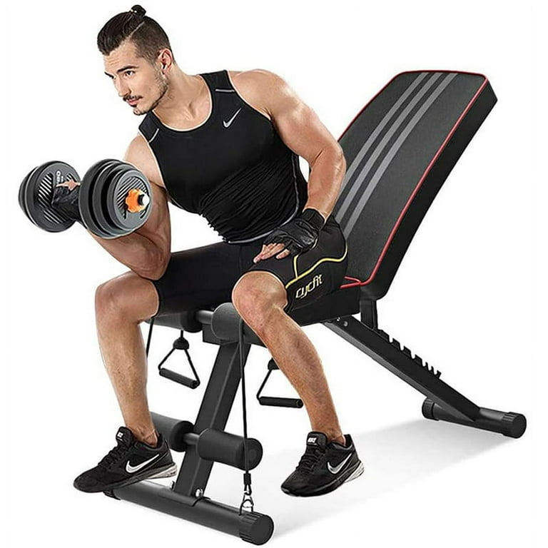 Adjustable Dumbbell Bench Foldable Fitness Bench Sit Ups Multi