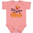 thumbnail image 3 of Inktastic Big Sister Pumpkins with Fall Leaves Girls Baby Bodysuit, 3 of 5