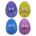 thumbnail image 5 of 4Pcs Easter Egg Shaped Cutlery Holders, Felt Utensil Pouch with Bow & Flower Decor, Easter Table Setting for Dinner & Party Supplies, 5 of 6