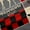 Grey Red, variant on Homewish Jungle Adventure Kids Black Out Curtains, Red Orange Patchwork Curtains Pack of 2 (42x63 Each), Rustic Bear Deer Bedroom Curtains, Window Curtains Decor