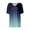 Blue, variant on ZHISHIMINGJUN Women's V-Neck Short Sleeve T-Shirt Top Vintage Floral Printed Soft Breathable Polyester Shirts Summer 2025 Perfect for Beach Workout Casual Wear Plus Size Available Tops