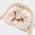 thumbnail image 5 of AWZXDE Kids Winter Hat With Ear Polar Animal Penguin Design Thermal Insulated Windproof For Toddler Boy Girl Beige, 5 of 6