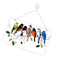 thumbnail image 3 of Billuyoard Atrapasoles para ventana con forma de ave, colgante acrílico teñido para accesorios de decoración del hogar Decoración del hogar 7 pajaritos Billuyoard HA005578-04, 3 of 6