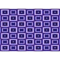 thumbnail image 1 of Ahgly Company Machine Washable Indoor Rectangle Transitional Cobalt Blue Area Rugs, 5' x 8', 1 of 7