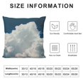 thumbnail image 5 of FANNA Short Plush Throw Pillow Cover - Comfortable, Beautiful, Practical - Living Room Bedroom Outdoor Garden Sofa Decoration - Zipper Closure 1PC 22x22in, 5 of 5