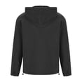 thumbnail image 5 of Fashion YLSDY Mens 1/4 Zipper Winter Fleece Hoodies for Men Solid Oversized Sherpa Pullover Hoodie Long Sleeve Fleece Sweatshirt Dark Gray XXL, 5 of 7