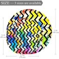 thumbnail image 2 of Watercolor Painted Spots Round Soft Area Rugs 2.6ft Anti-Slip Cute Circle Carpet for Teen Girls Room, Circular Rug for Nursery Room, Dorm, Cute Room Decor for Baby, 2 of 7