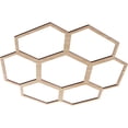 thumbnail image 2 of Ekena Millwork 24"OD x 10 1/4"ID x 1/4"T Florin Wood Fretwork Pierced Ceiling Medallion, Alder, 2 of 3