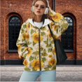 thumbnail image 6 of Yuyamidu Zip Up Sweatshirt Women Comfort Hoodie Sunflower Hoodie Winter Clothing for Women Jackets Casual Ladies Hoodies Heavy Jacket Long Sleeve Coats XS, 6 of 8
