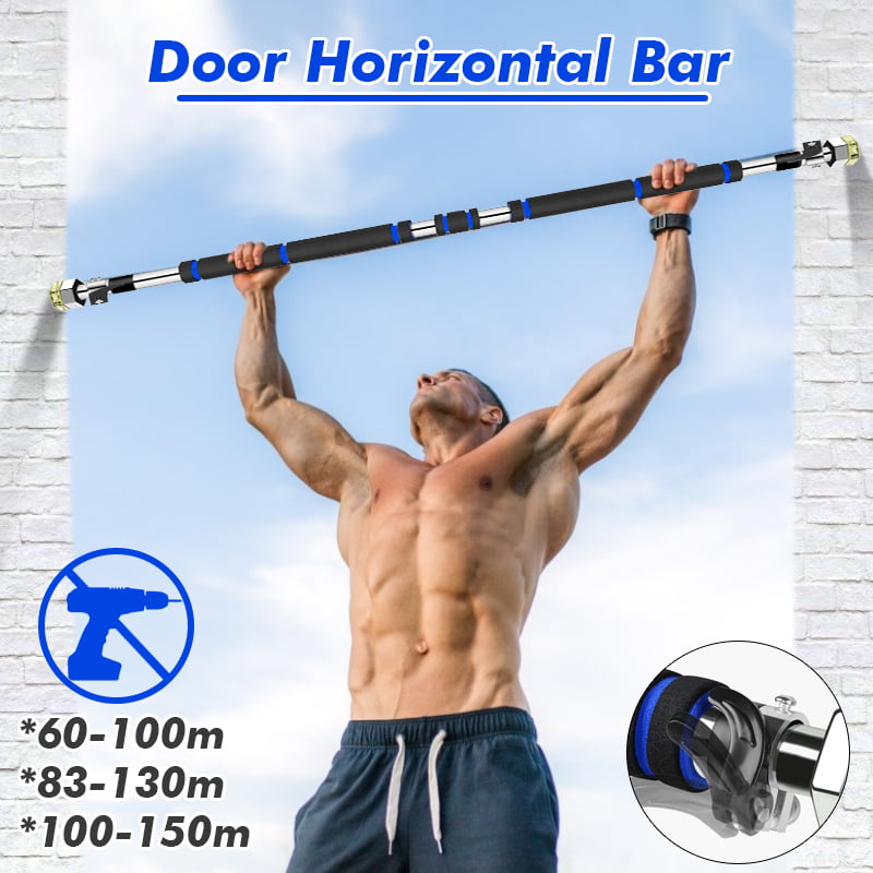 Pull Up Chin Up Door Bar Sit Ups Home Gym Exercise Fitness Strength 83-100cm 