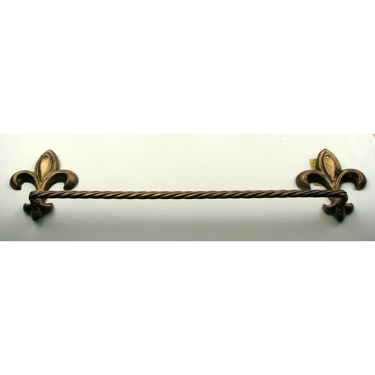 Fleur de lis outlet towel rack