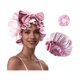 thumbnail image 1 of wonima11 Silk Bonnet for Sleeping Women Double Layer Satin Bonnet Satin Lined Hair Bonnet with Tie Band Curly Natural Hair, 1 of 1