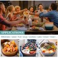 thumbnail image 6 of Djiypn 4PCS Unbreakable Cereal Reusable Wheat Straw Lightweight Bowls Microwave and Dishwasher Safe Soup Bowls for Kitchen Serving Salad Rice Snacks, 6 of 8