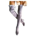 thumbnail image 3 of Fashion Female Warm Boots Women Boots Winter Over The Knee Boots Long Boots Comfort Square Heels Shoes, 3 of 9