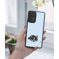 thumbnail image 5 of WIRESTER Shockproof Soft Rubber Cover Case for Samsung Galaxy A53 5G 6.5" 2022, Boston Terrier Dog Lying Down Looking Up On Light Blue Background, 5 of 5