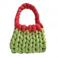 thumbnail image 2 of Milageto Handwoven Handbag Elegant Shoulder Bag Fashion Pouch Shopping Bag Soft Purse Green, 2 of 8