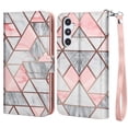 thumbnail image 2 of Galaxy A35 5G Case, A35 5G Wallet Case, Samsung Galaxy A35 5G 6.6 inchs PU Leather Case,Luxury Cash Credit Card Slots Folio Flip Cover [Detachable Magnetic Case] & Kickstand -Rose Gold Marble, 2 of 7