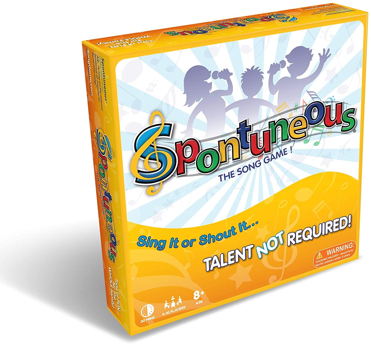 Spontuneous Party Board Game - The Game Where Lyrics Come To Life - Yellow