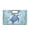 Blue Polynesian Turtle Flower, variant on FOR U DESIGNS Brown Turtle Starfish Shell Print Evening Clutch Bag with Chain Leather Shoulder Crossbody Women's Top Handle Purse for Prom Cocktail Party Banquets