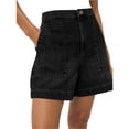 thumbnail image 3 of Summer Women High Waisted Casual Denim Shorts Denim Shorts Wide Leg Shorts with Pockets, 3 of 7