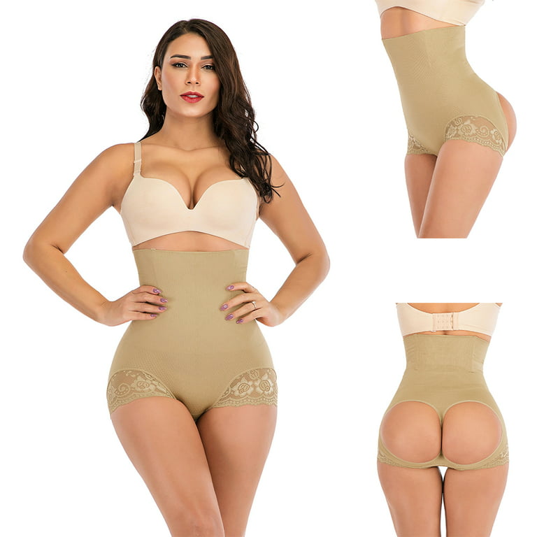 Smoothing Lace Body Shaper in Natural Skin