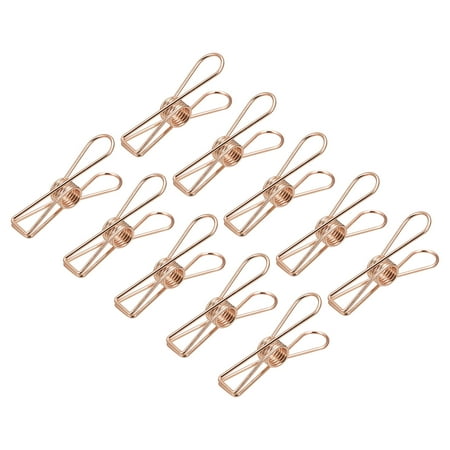 

Uxcell Tablecloth Clips 70mm Carbon Steel Clamps for Fix Table Cloth Rose Gold 20 Pcs