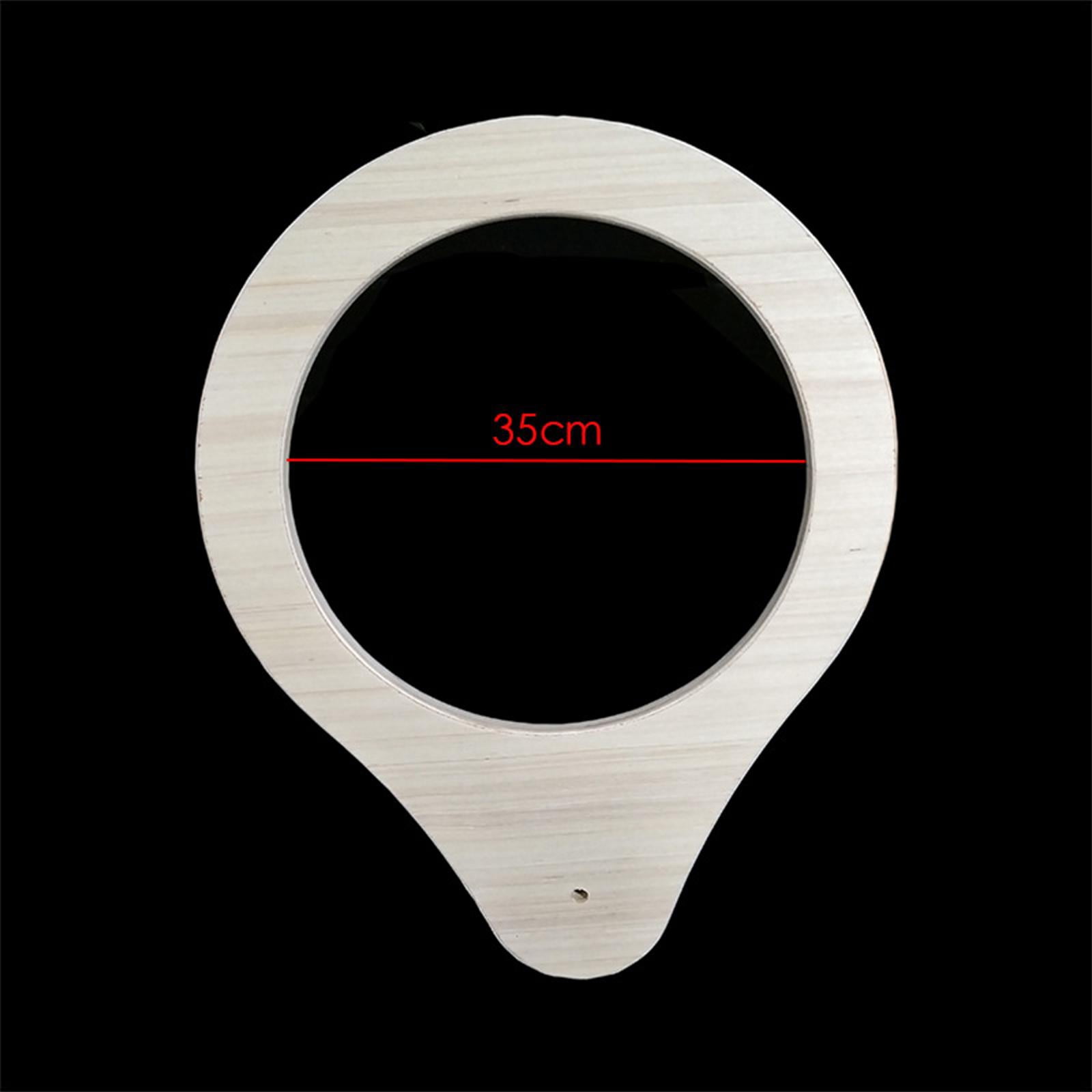 Tooyful Wooden Space Clear Capsule Holder Cat Climbing Frame Accessories DIY Replacement Hammock Practical Window Perch 14inch Portable Wooden Frame