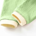 thumbnail image 5 of Toddler Girls Cable Knit Cardigan Sweaters V Neck Button Down Long Sleeve Colorblock Outerwear Fall Winter Warm Knitwear Casual School Daily Pullover Tops, Size 3-4 T, 5 of 7