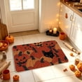 thumbnail image 4 of TanSiDing Halloween Mat, Soft Polyester Fleece Bathroom Floor Mat, Non-Slip Ghost Pattern Carpet, Decorative Entryway Rug for Spooky Home Decor 60*40cm, 4 of 6