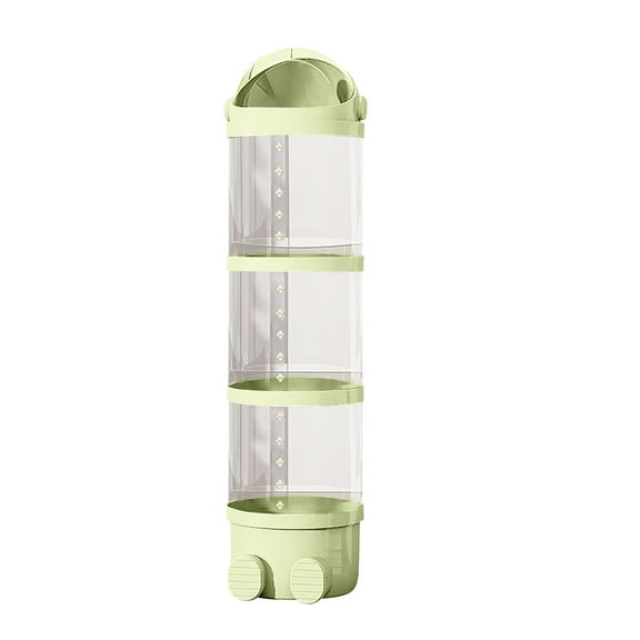 Large Transparent Toy Storage Tube - 3-Tier Vertical Stuffed Animal Organizer for Kids, Plushie Holder with Easy Assembly, Space-Saving Design, Durable & Playful Theme
