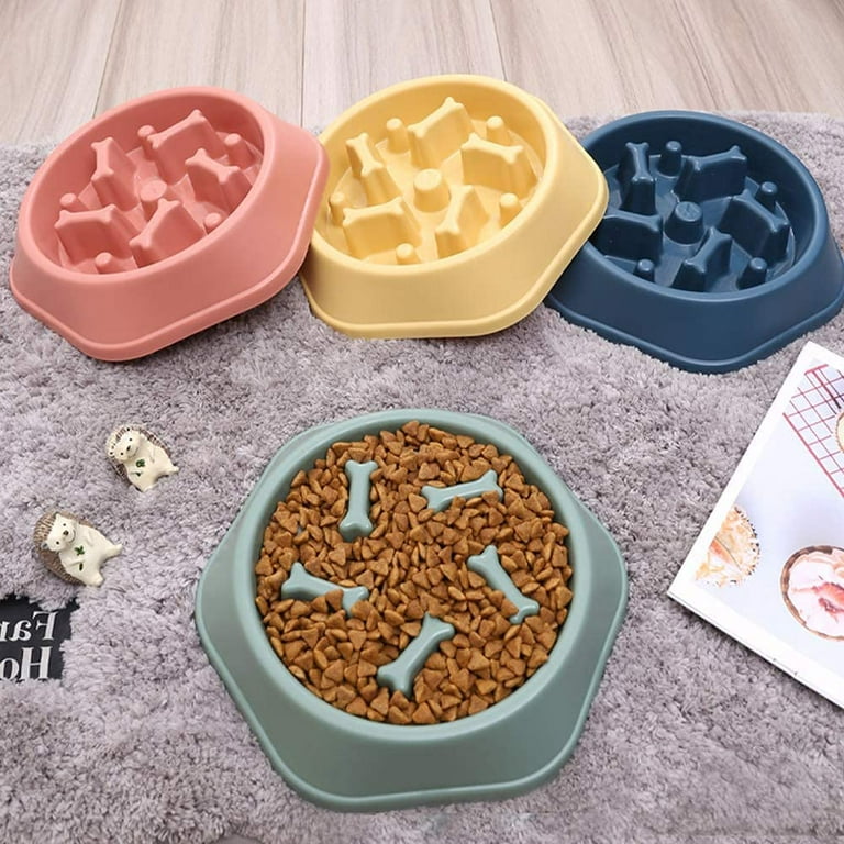 1pc Slow Feeder Dog Feeder Bowl, Three-layer Plastic Rotating Dog Puzzle  Food Bowl Dog Lick Plate For Slow Eating And Boredom Relief
