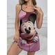 thumbnail image 1 of Vestido Sexy de Minnie Mouse para mujer, vestidos de moda de verano 2024, falda de pijama de Mickey con cuello redondo de Disney, vestidos elegantes con ribete de lechuga, 1 of 1