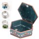 thumbnail image 5 of Cajas De Baratijas, Caja De Joyería De Larga Vida útil Ampliamente Aplicable Para Colección De Joyas Para Decoración De Escritorio, 5 of 7