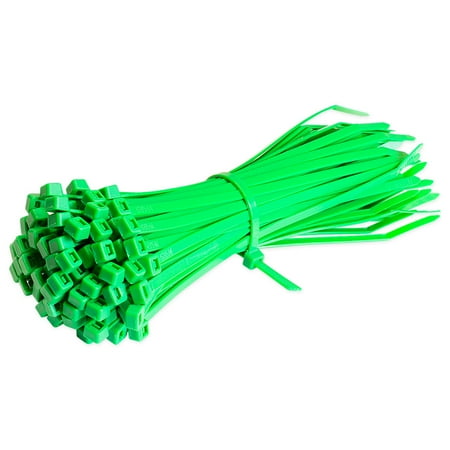 

MRULIC Faucets Nylon Zip Premium Ties Tie Wraps Ties Strong Extra Long All Sizes & Colours GN + Green