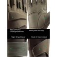 thumbnail image 2 of Guantes de terciopelo de color verde militar para exteriores, guantes protectores de lucha contra el fitness y equitación para hombres, 2 of 4
