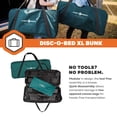 thumbnail image 6 of Disc-O-Bed Extra Large Outdoor Convertible 2 Person Portable Camping Bunk Cots, Green, 6 of 12