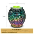 thumbnail image 4 of AUQ  Electric Wax Melt Warmer 3D Glass Fireworks Wax Burner Melter Fragrance Warmer for Home Office Bedroom Living Room Gifts & Decor, 4 of 5