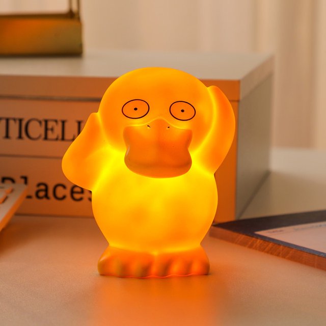 Pokemon Luz Nocturna Anime Pikachu Charmander Squirtle Psyduck LED Dormitorio Mesita De Noche Decoración De La Habitación De Los Niños Juguete