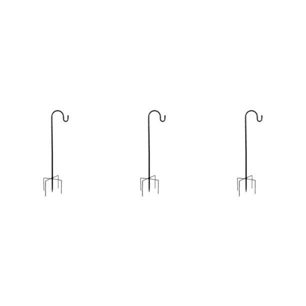 Inteprter 2 pack/lot Ladrón Fuerte Viento Y Fácil De Jardín Gancho Hermosos Ganchos Ladrón Gancho Metal Hierbas Y Pastores 1 96cm Type1 NO1