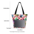 thumbnail image 3 of KLL Tote Bag for Women Snails Print Shopping Grocery Reusable Bags for Office School Shopping Travel, 3 of 6