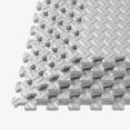 thumbnail image 6 of Velotas 1/2 Inch Interlocking EVA Foam Personal Fitness Mat, Diamond Plate Exercise Mats for Indoor Workout, 24 in x 24 in, 6 of 8
