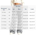 thumbnail image 3 of Edvintorg Girls Sweatpants Cute Bow Knot Elastic Waisted Loose Jogger Solid Color Wide Leg Casual Workout Pant with Pocket Girls Fashion Size 5-15, 3 of 7