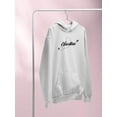 thumbnail image 3 of Vacation Mode Airplane Line Hoodie Women -Image by Shutterstock, Female 5X-Large, 3 of 4