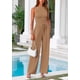thumbnail image 4 of Conjunto de Ropa Casual para Mujer PRETTYGARDEN Top Corto Camel XL, 4 of 8