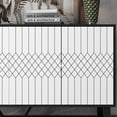 thumbnail image 6 of WIAWG Modern Accent Cabinet Buffet Sideboard with Adjustable Shelves for Living Room Dining Room, 6 of 8